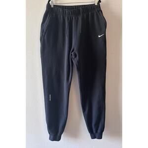 Nike x NOCTA Fleece CS Sweatpants Mens FN7661-010 Black/White Size Large